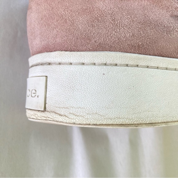 Vince Warren Suede Platform Slip-On Sneakers Dusty Pink Mauve (Size US 10 EU 40) - Picture 13 of 14